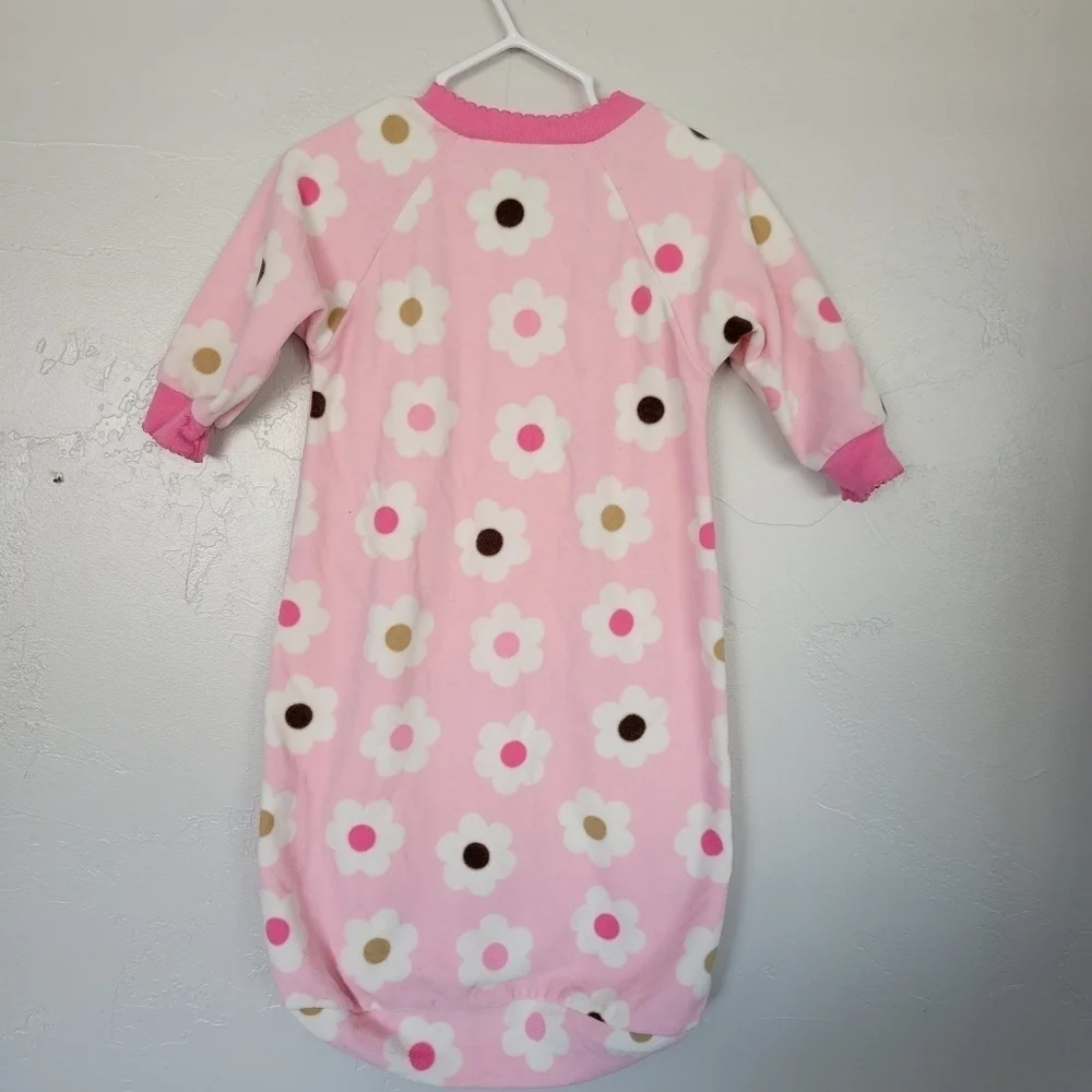 Child of Mine Carter's Baby Girl 0-9 Months Pink Sleep Sack Fleece Long Sleeve